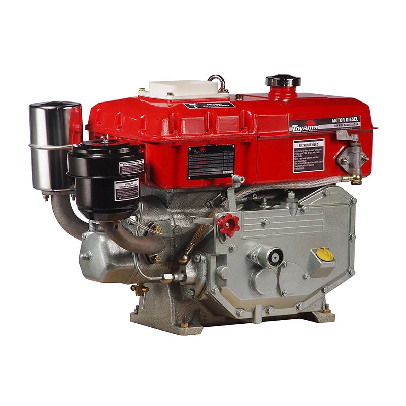 Motor Diesel TDW8RE Toyama 7,7hp Refrigerado a Agua Radiador e Partida Elétrica