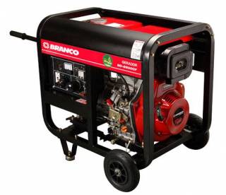Gerador Branco Diesel BD 6500 E 5,0 KVA Partida Elétrica