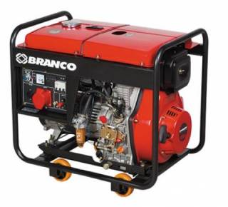 Gerador Branco Diesel BD 8000 E 6,5 KVA Monofásico P. Eletrica