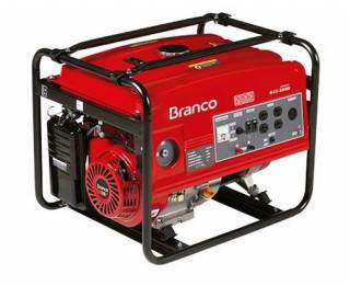 Gerador Branco Gasolina Monofásico B4T 3500 P. Manual 3,5KVA