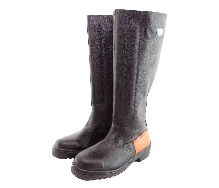 Bota Florestal Tecmater c/ Bico Aço Proteção Frontal preto