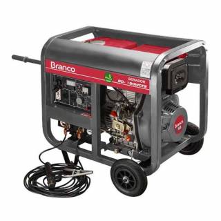 Gerador Mono. 220v Branco Diesel BD-W190E 2KVA P. Eletrica