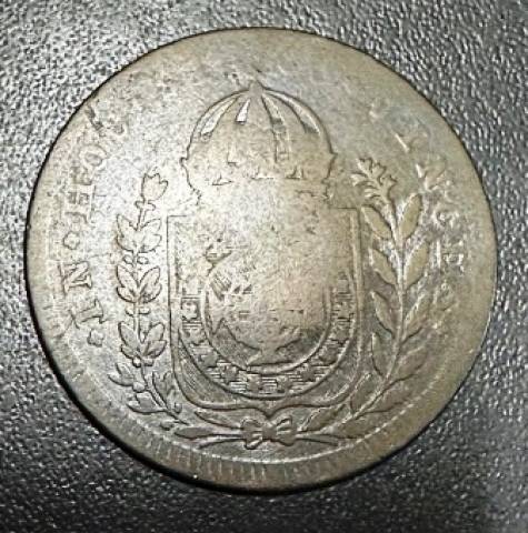 Catálogo Vieira Nº 587 - 40 Réis c/c 20 Réis 1827R