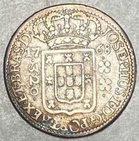 Catálogo Vieira Nº 185 320 Réis 1768
