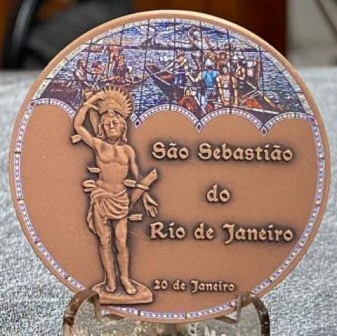 Medalha de Bronze São Sebastião do Rio De janeiro