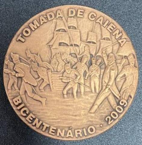 Medalha de Bronze 200 Anos Tomada de Caiena