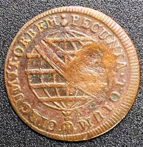 Catálogo Vieira Nº 351 - V Réis c/c Escudete 1790