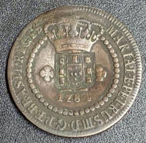 Catálogo Vieira Nº 281 - X Réis c/c Escudete 1784