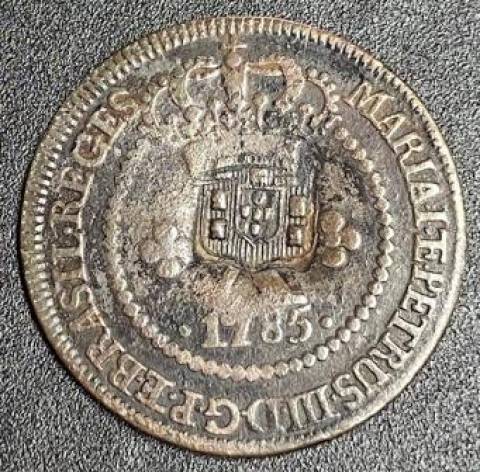 Catálogo Vieira Nº 282 - X Réis c/c Escudete 1785