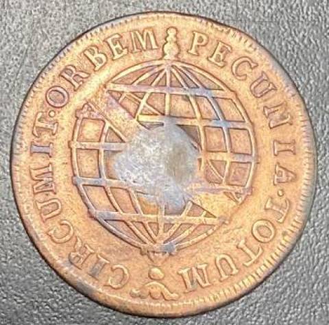 Catálogo Vieira Nº 309 - XX Réis c/c Escudete 1786