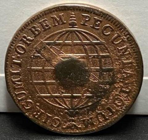 Catálogo Vieira Nº 339 - XL Réis c/c escudete 1787