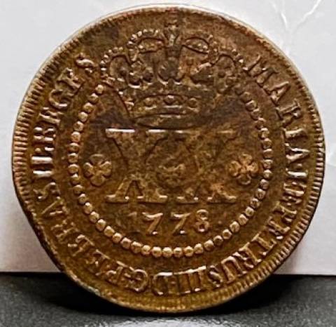 Catálogo Vieira Nº 258 - XX Réis 1778