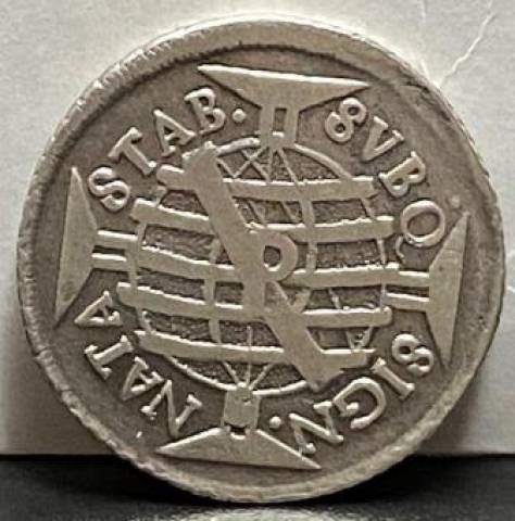 Catálogo Vieira Nº 038 - 640 Réis 1701P PETRVS