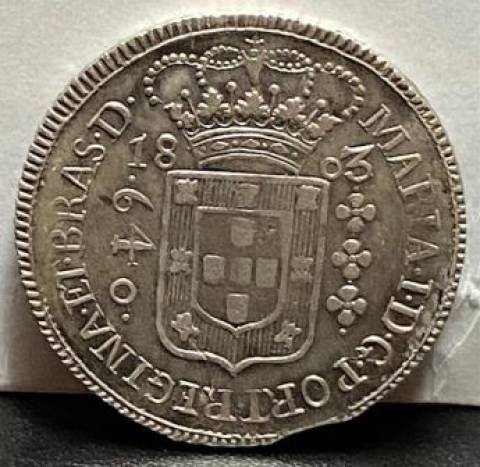 Catálogo Vieira Nº 280 - 640 Réis 1803B