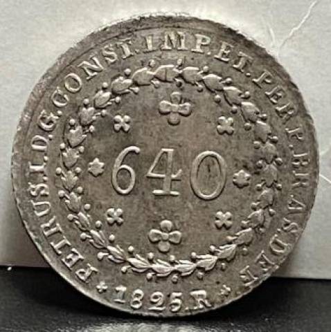 Catálogo Vieira Nº 379A - 640 Réis 1825R - 27 Tulipas.