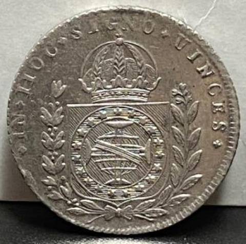 Catálogo Vieira Nº 379A - 640 Réis 1825R - 27 Tulipas.