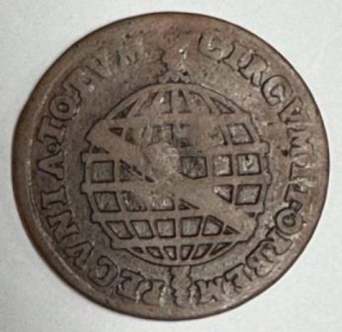 Catálogo Vieira Nº 076 - XX Réis 1735 c/c Escudete