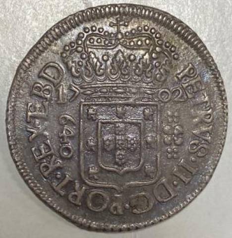 Catálogo Vieira Nº 039 - 640 réis 1702P RARA