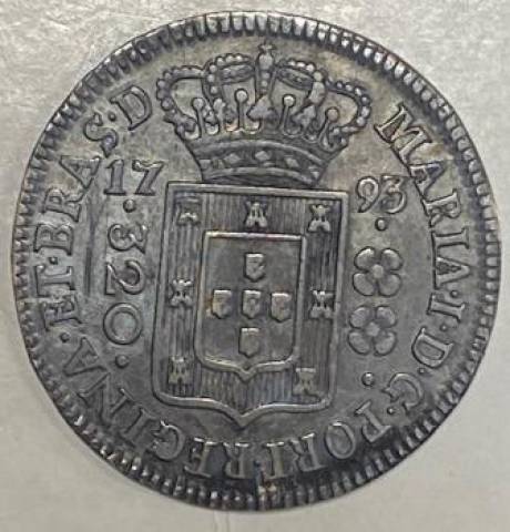 Catálogo Vieira Nº 245 - 320 réis 1793