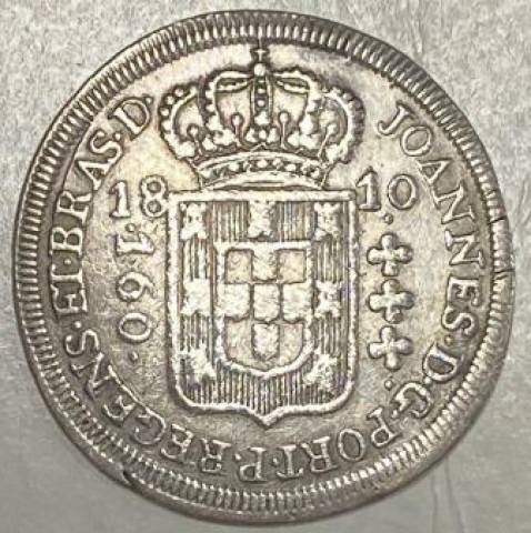 Catálogo Vieira Nº 304 - 160 réis 1810R - RARA
