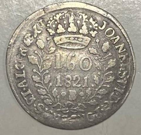 Catálogo Vieira Nº 369 - 160 réis 1821B