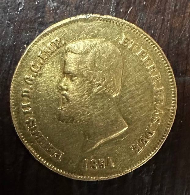 Catálogo Vieira Nº 665 5.000 Réis 1854