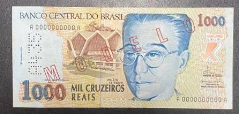 Catálogo Vieira Nº 238B 1.000 Cruzeiros Reais MODELO