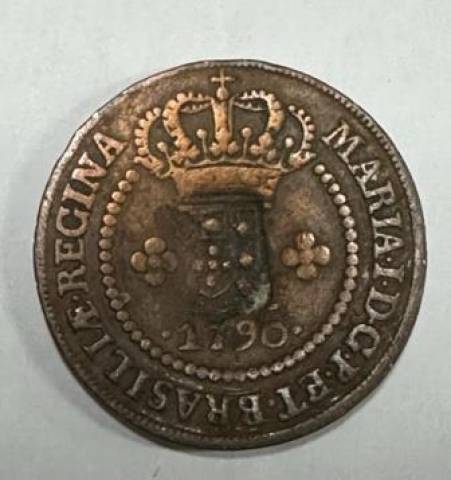 Catálogo Vieira Nº 316 X Réis c/c Escudete 1790