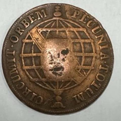 Catálogo Vieira Nº 316 X Réis c/c Escudete 1790