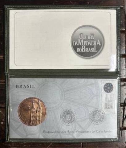 Medalha de Bronze Alusiva 150 Anos da Igreja Presbiteriana do Rio de Janeiro