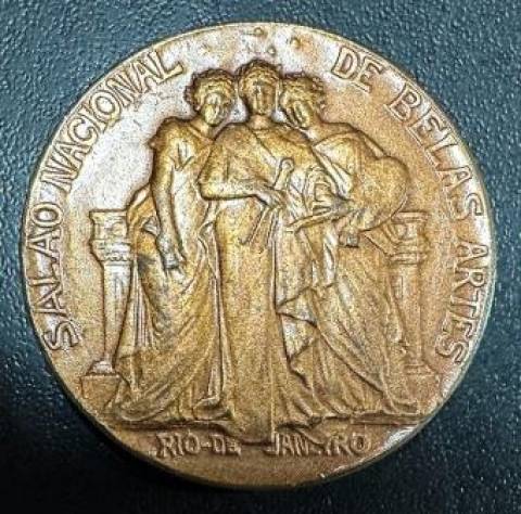Medalha de Bronze Salão Nacional de Belas artes 1890 