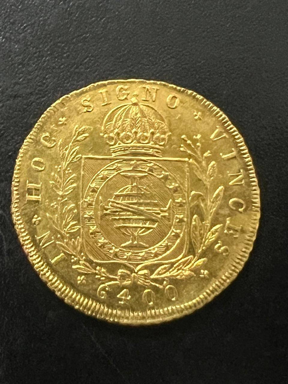 Catálogo Vieira Nº 586 6.400 Réis 1825B
