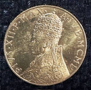 Catálogo Krause Nº 048 Vaticano 100 liras 1950