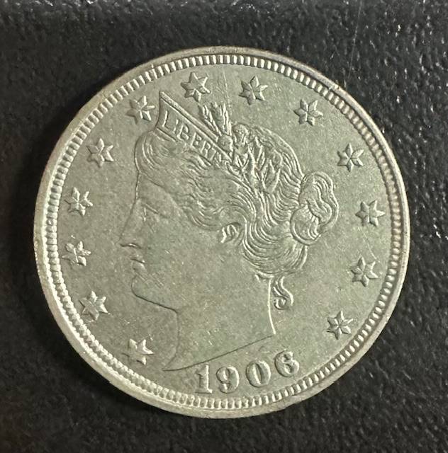 Moeda dos EUA 5 Cent 1906