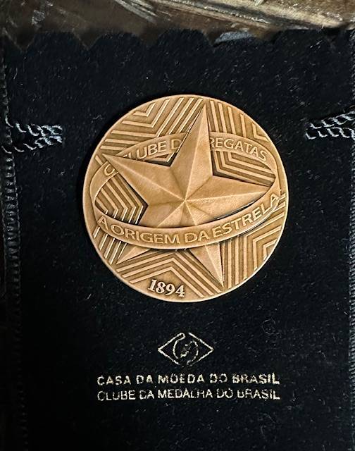 Medalha alusiva aos 130 anos do Clube de Regatas Botafogo