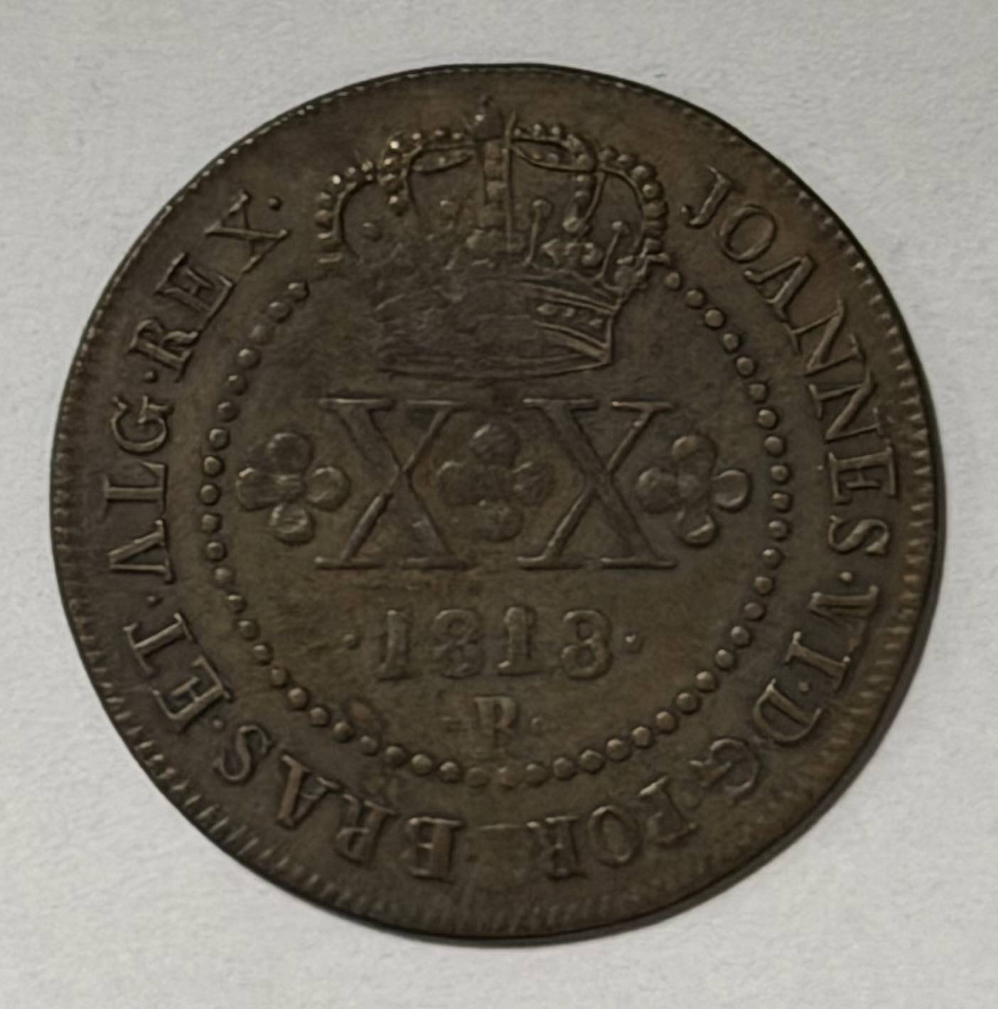 Catálogo Vieira Nº 471 XX Réis 1818R