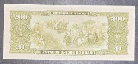 Catálogo Vieira Nº 098 - 200 Cruzeiros  (2º Estampa) (D.Pedro I)