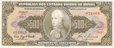Catálogo Vieira Nº 103 - 500 Cruzeiros  (2º Estampa) (D.João VI)
