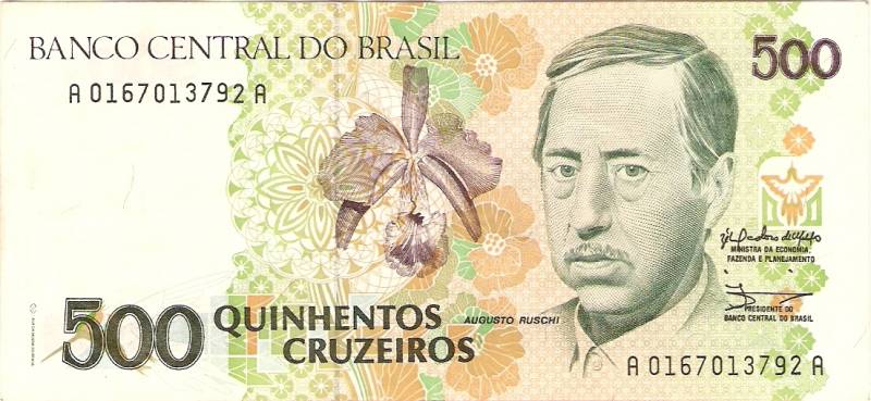 Catálogo Vieira Nº 216 - 500 Cruzeiros  (Augusto Rushi)