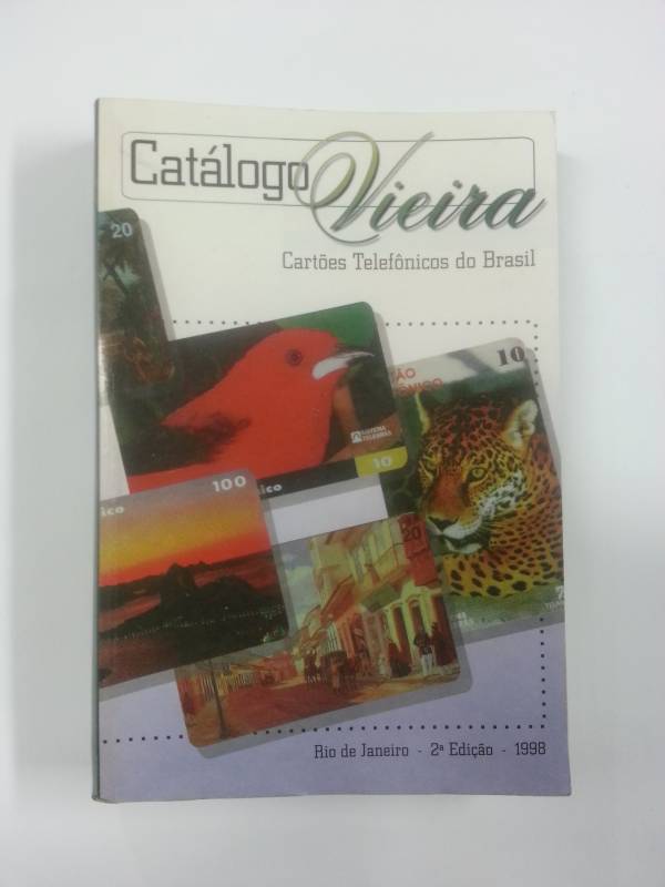Catálogo Vieira Cartão telefônico 1998 2º Edição 