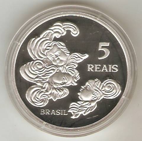 Catálogo Vieira Nº 614 - 5 Reais (Ouro Preto - Patrimônio da Humanidade - Unesco)
