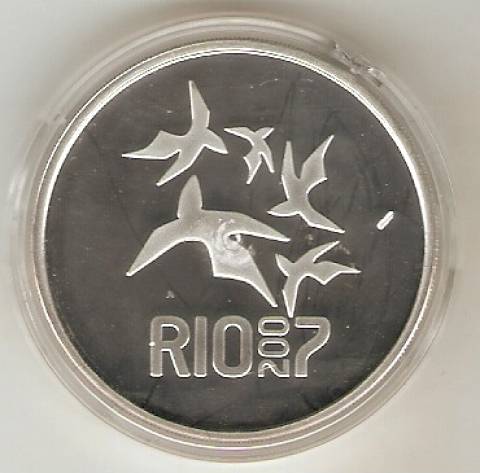 Catálogo Vieira Nº 610 - 5 Reais (Homenagem aos XV Jogos Pan-Americanos)