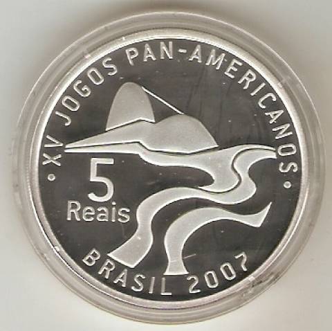 Catálogo Vieira Nº 610 - 5 Reais (Homenagem aos XV Jogos Pan-Americanos)