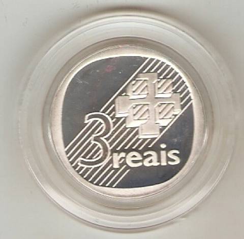 Catálogo Vieira Nº 599 - 3 Reais (30 Anos do Banco Central)