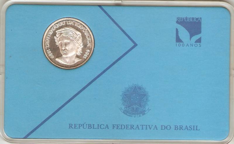 Catálogo Vieira Nº 594 - 200 Cruzados Novos (Cent. da Proclamação da República)