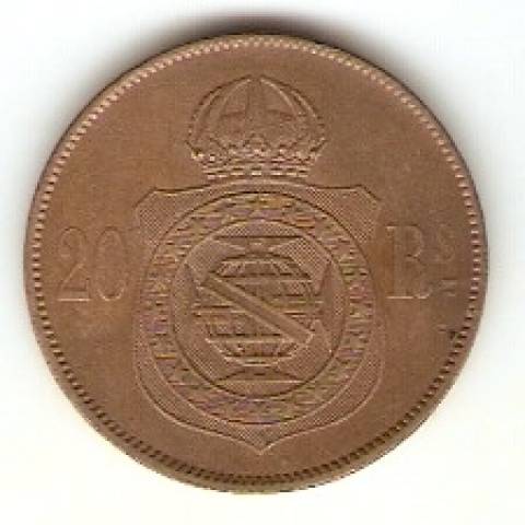 Catálogo Vieira Nº 10 - 20 Réis (Bronze)