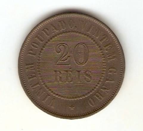 Catálogo Vieira Nº 43 - 20 Réis (Bronze)