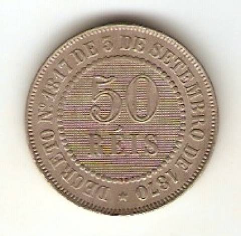 Catálogo Vieira Nº 2 - 50 Réis (Níquel)