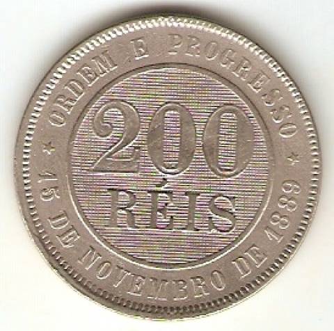 Catálogo Vieira Nº 36 - 200 Réis (República) (Níquel)