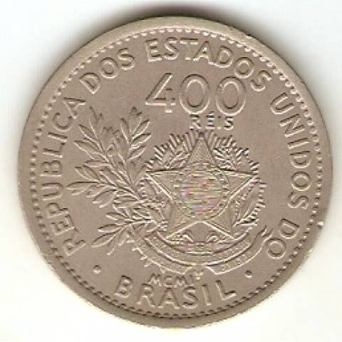 Catálogo Vieira Nº 56 - 400 Réis (Níquel)